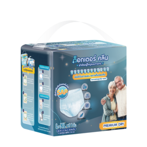 Dr.Klean ผ้าอ้อมผู้ใหญ่ด็อกเตอร์คลีน แบบกางเกงกลางคืน ไซส์ L-XL 11 ชิ้น