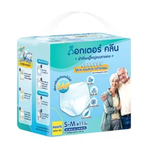 DR.KLEAN DAY Pant ผ้าอ้อมด็อกเตอร์คลีนแบบกางเกงกลางวัน ไซต์ S-M 11 ชิ้น 1 แพ็ค