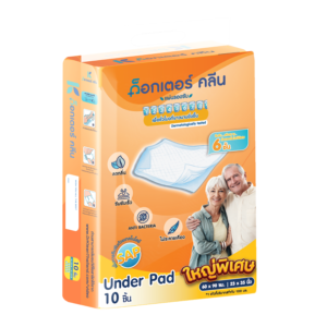 Dr.klean Under Pad ด็อกเตอร์คลีน แผ่นรองซับ 10 ชิ้น
